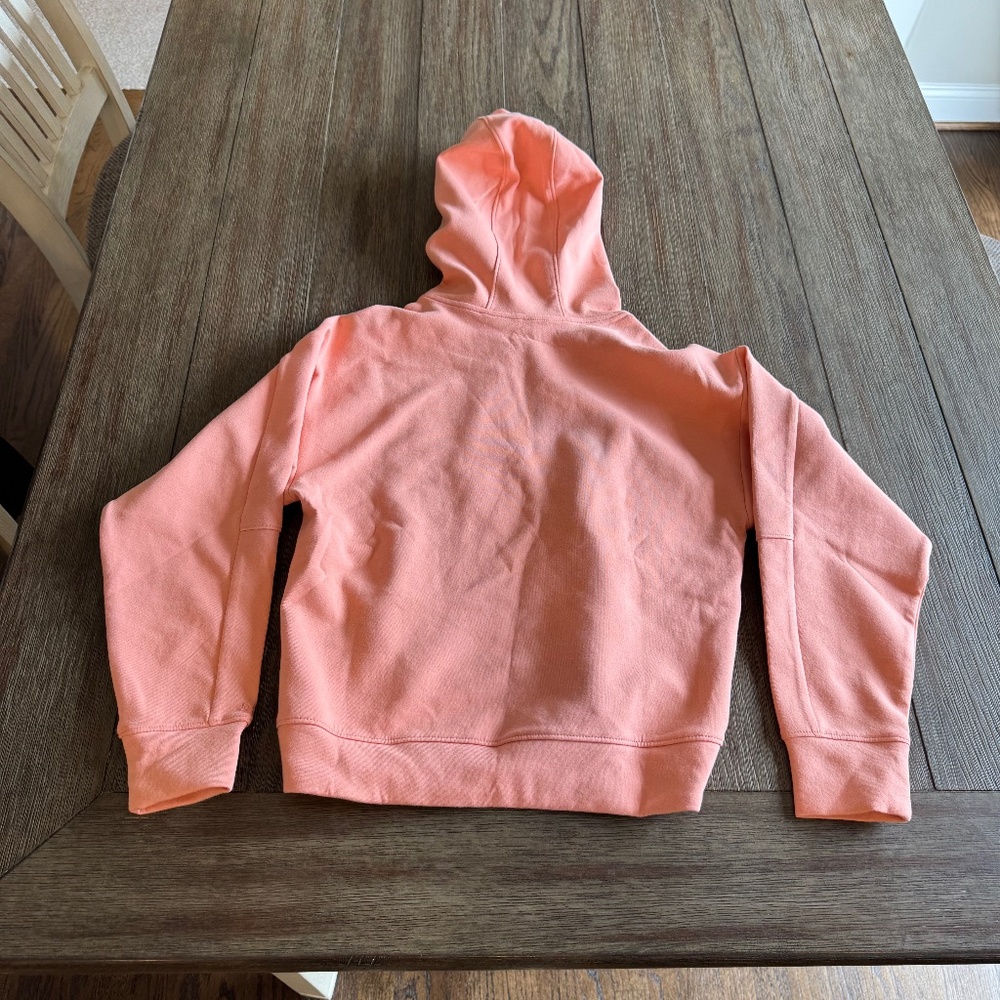 DSG Sport Fleece Hoodie Girls M – Summer Peach – Soft Cozy Pullover